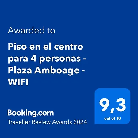 Apartament Piso En El Centro 4 Personas - Plaza Amboage - Wifi *